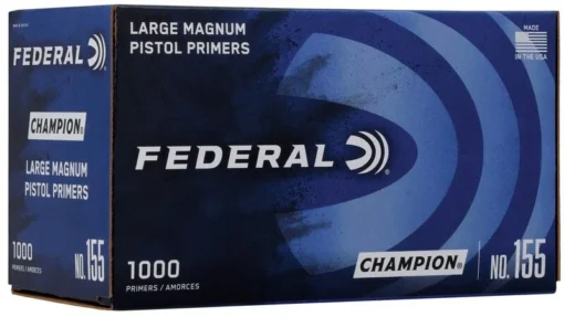 💥 Federal Large Magnum Pistol Primers – Champion No. 155