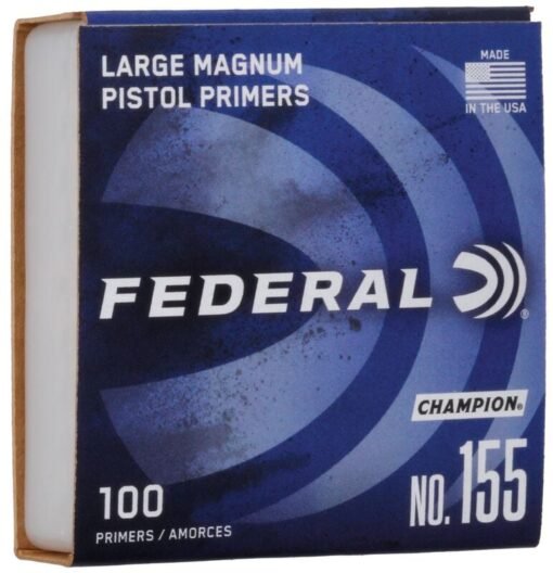 💥 Federal Large Magnum Pistol Primers – Champion No. 155