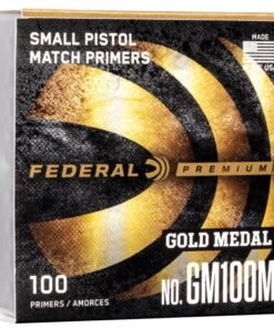 Federal Small Pistol Match Primers – Gold Medal No. GM100M