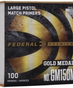 Federal Large Pistol Match Primers – Gold Medal No. GM150M