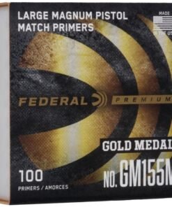 Federal Large Magnum Pistol Match Primers – Gold Medal No. GM155M