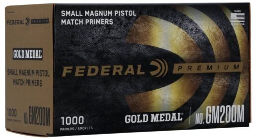 Federal Gold Medal Small Magnum Pistol Match Primers – No. GM200M