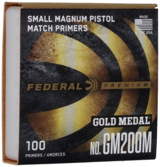 Federal Gold Medal Small Magnum Pistol Match Primers – No. GM200M