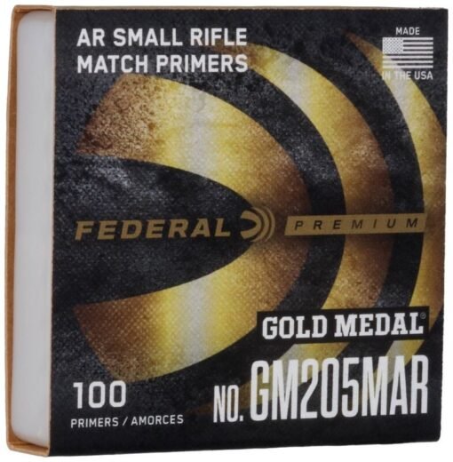 Federal Gold Medal Match Small Rifle Primers No. GM205MAR
