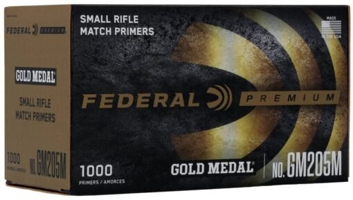 🥇 Federal Small Rifle Match Primers – Gold Medal No. GM205M