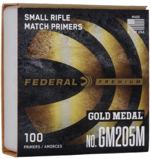🥇 Federal Small Rifle Match Primers – Gold Medal No. GM205M