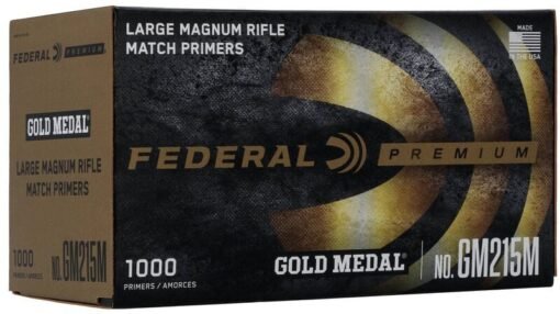 🥇 Federal Large Magnum Rifle Match Primers – Gold Medal No. GM215M