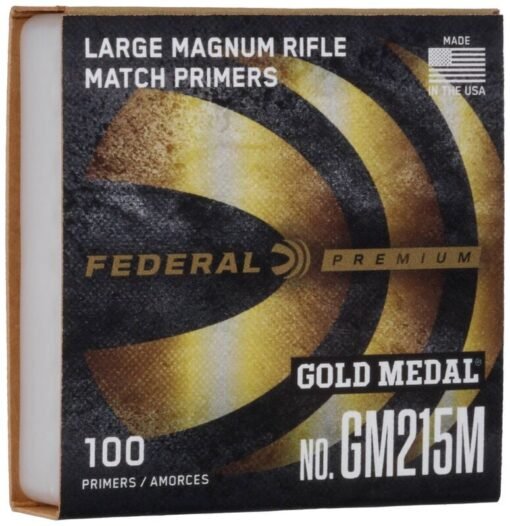 🥇 Federal Large Magnum Rifle Match Primers – Gold Medal No. GM215M